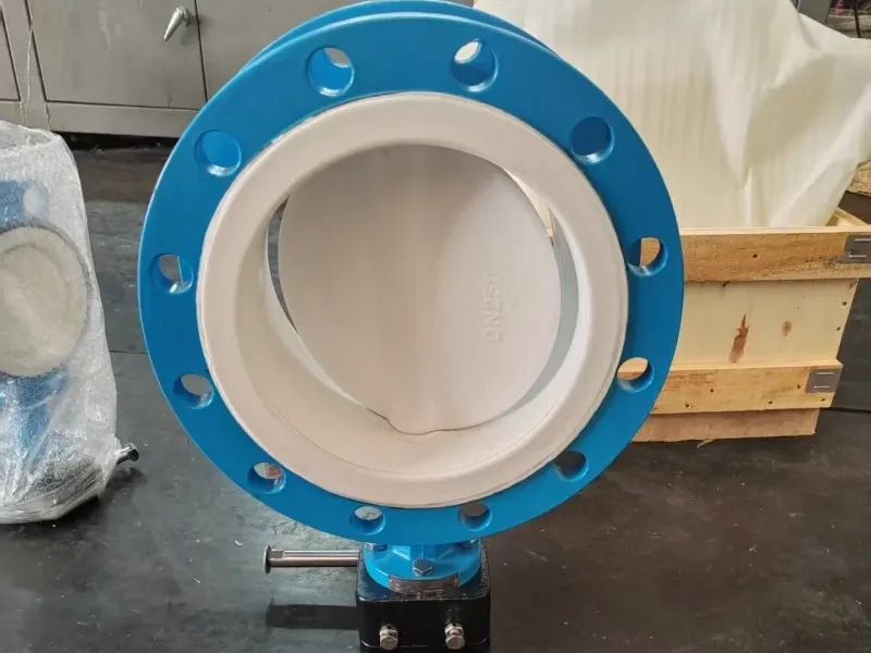 Flange Ptfe Lined Butterfly Valve Flange Ptfe Lined Butterfly Valve